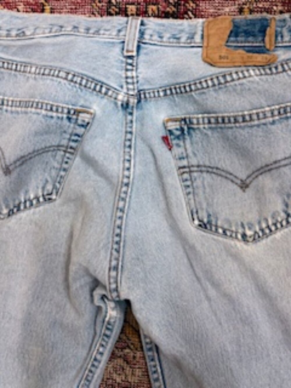 Levi's Vintage Jeans 32x34 For Women Jan 1993 SF factory - Picture 3 of 8